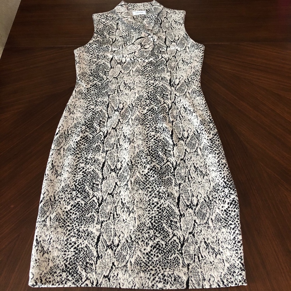 NWT Calvin Klein snakeskin dress